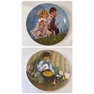 Reco Mother Goose Collector Plate Lot by John McClelland